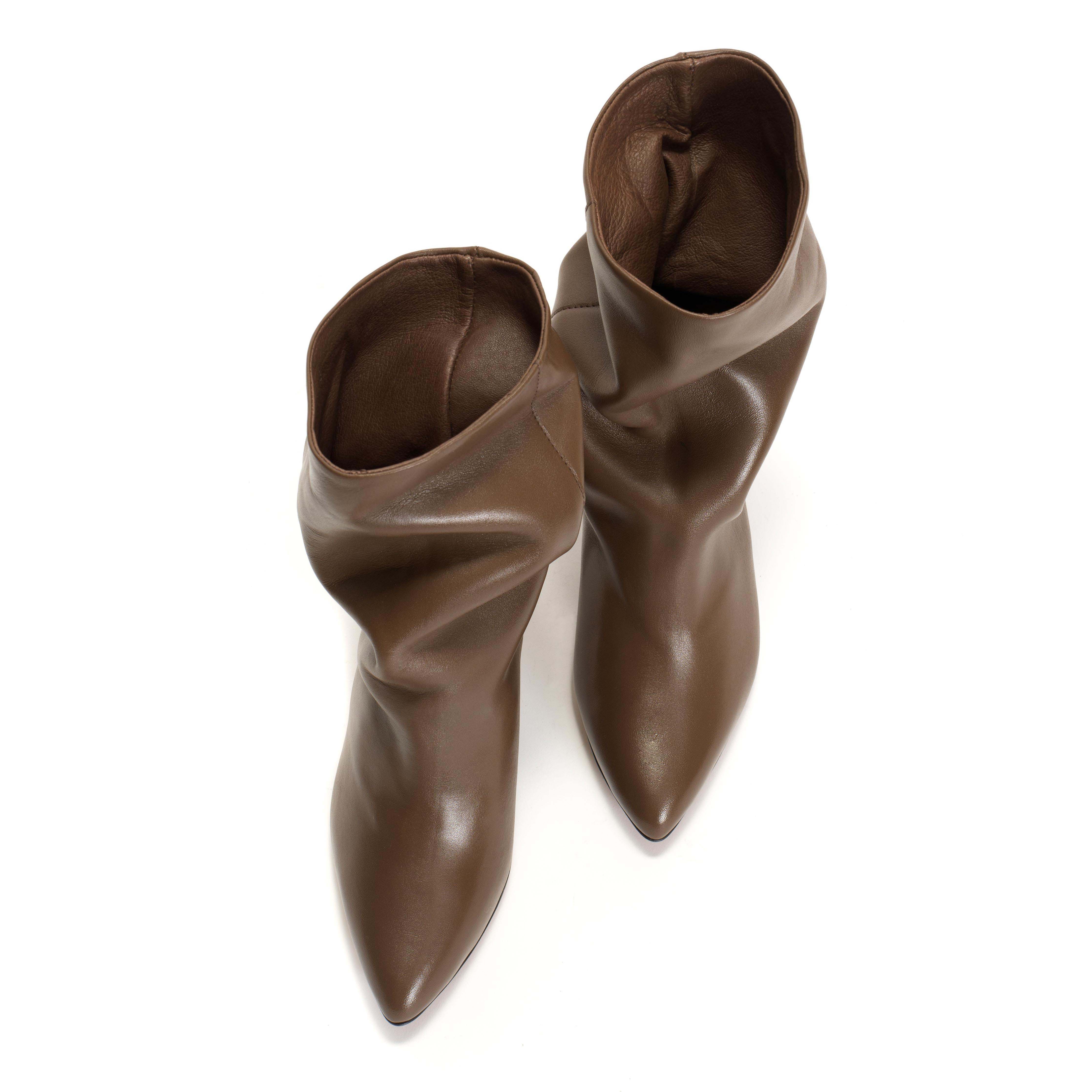 Vully 75 stiletto Soft calf Dark taupe - Image 4