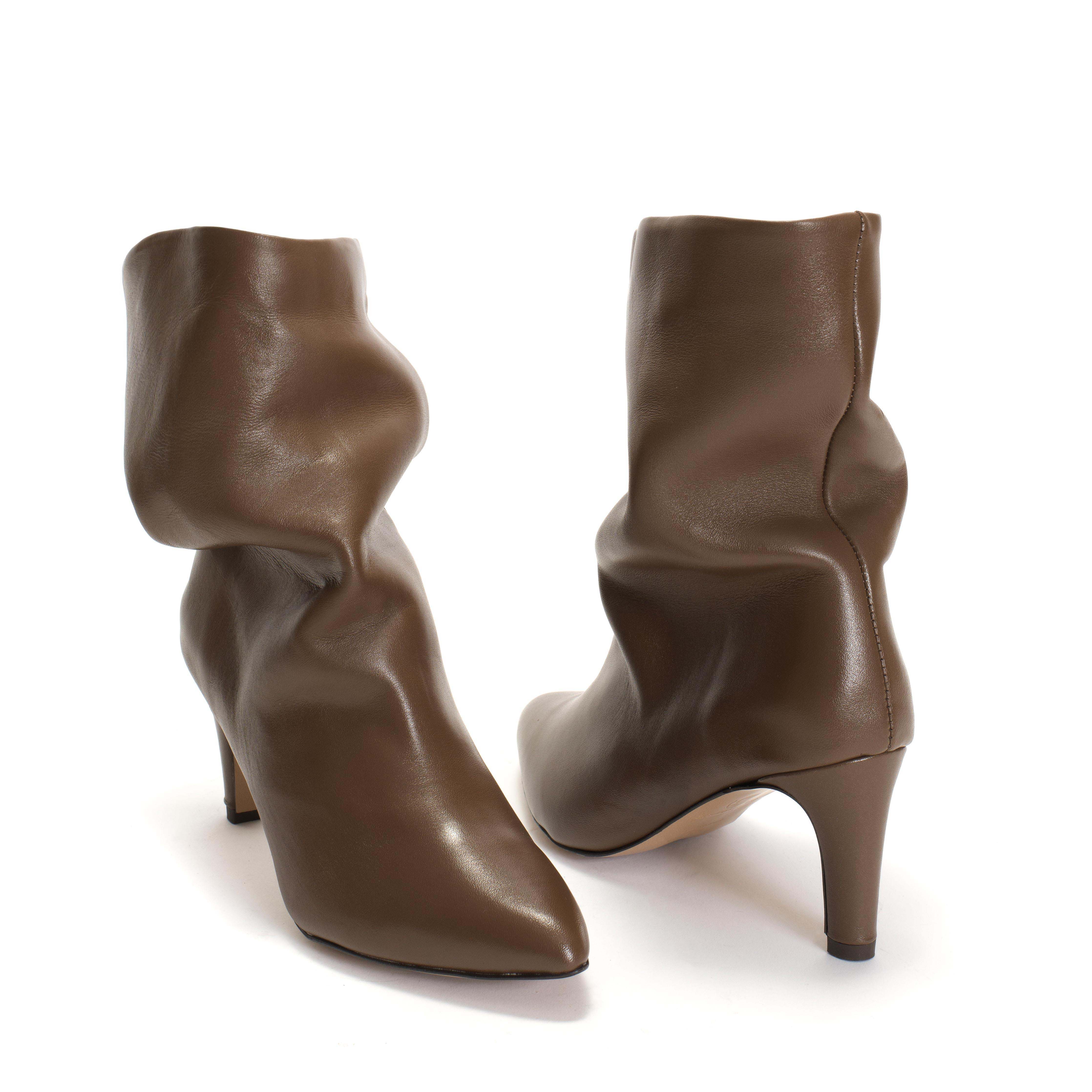 Vully 75 stiletto Soft calf Dark taupe - Image 5